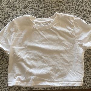 Cropped free people White T-shirt
